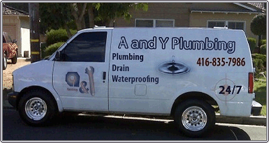 Plumbing Truck and Tools